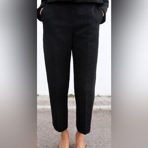 NWOT Zara Belted Dotted Ankle Dress Slacks Pants - Size 8